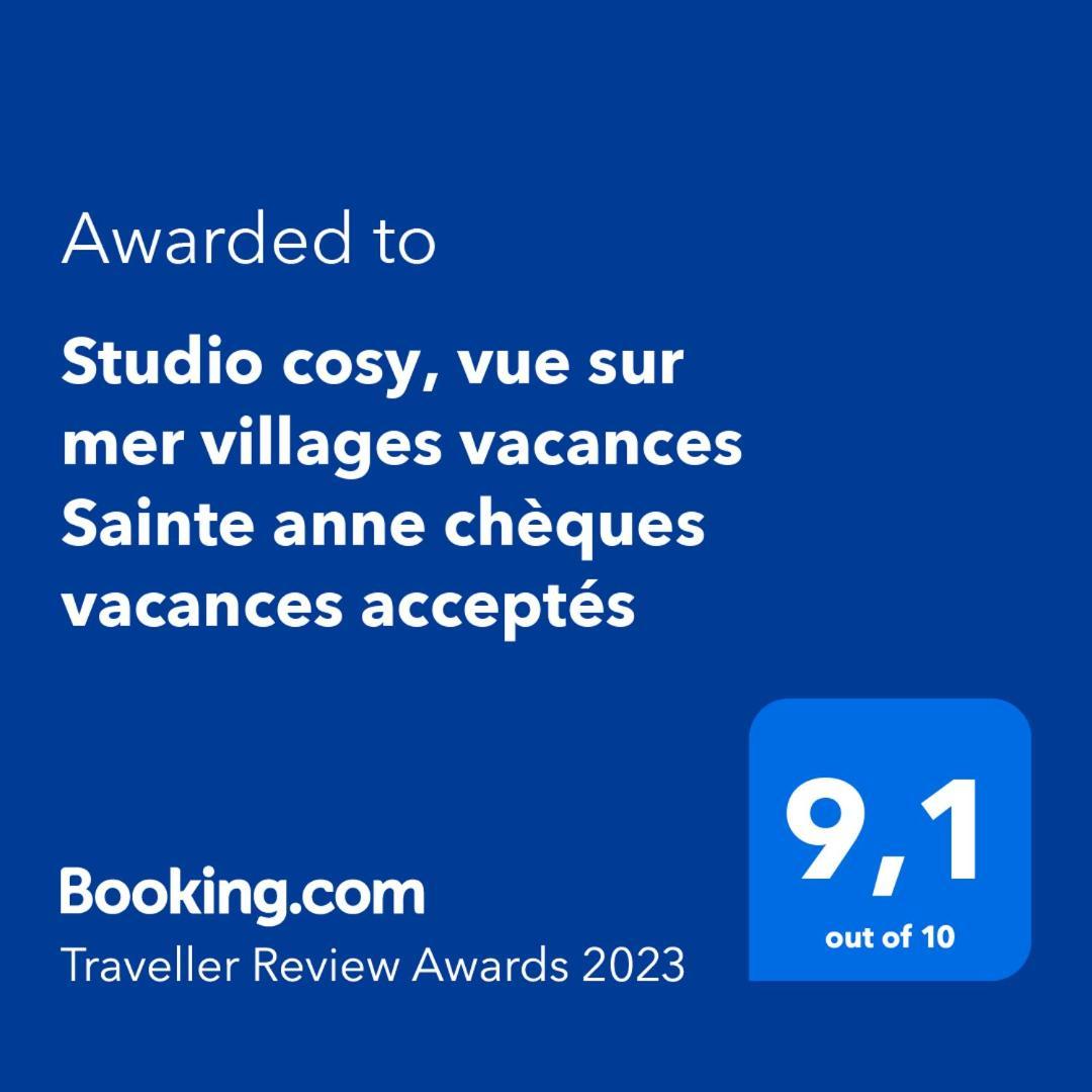 Studio Cosy, Vue Sur Mer Villages Vacances Sainte Anne Cheques Vacances Acceptes Oda fotoğraf